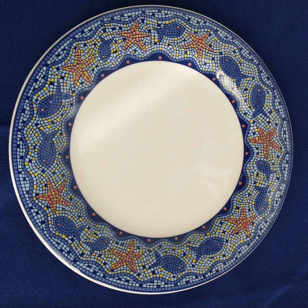 PIER  1 Italy Deep Sea Mosaic Pattern